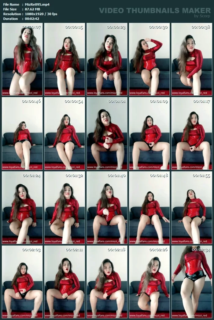 POV - Edging And Feet Worship - MIZZY RED / THE GODDESS RED - MP4