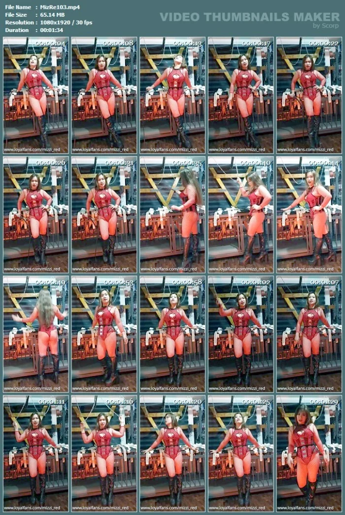 POV For My Slaves - MIZZY RED / THE GODDESS RED - MP4