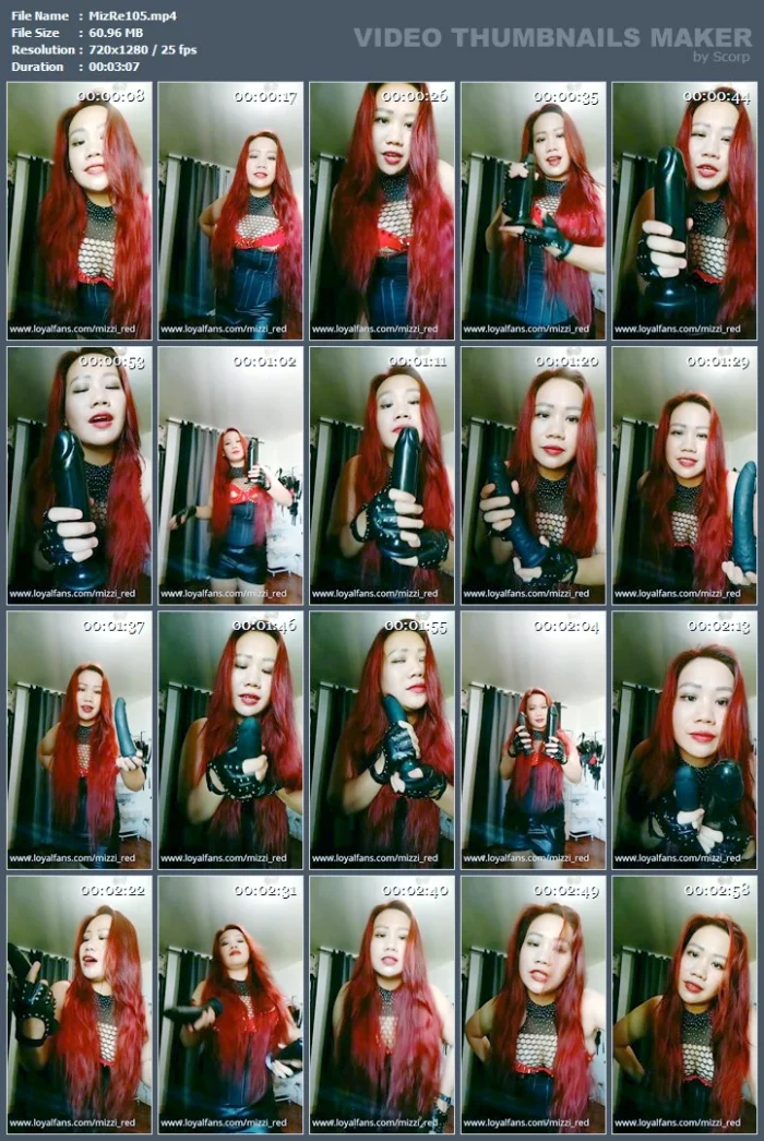 POV Slave Little Dick - MIZZY RED / THE GODDESS RED - MP4