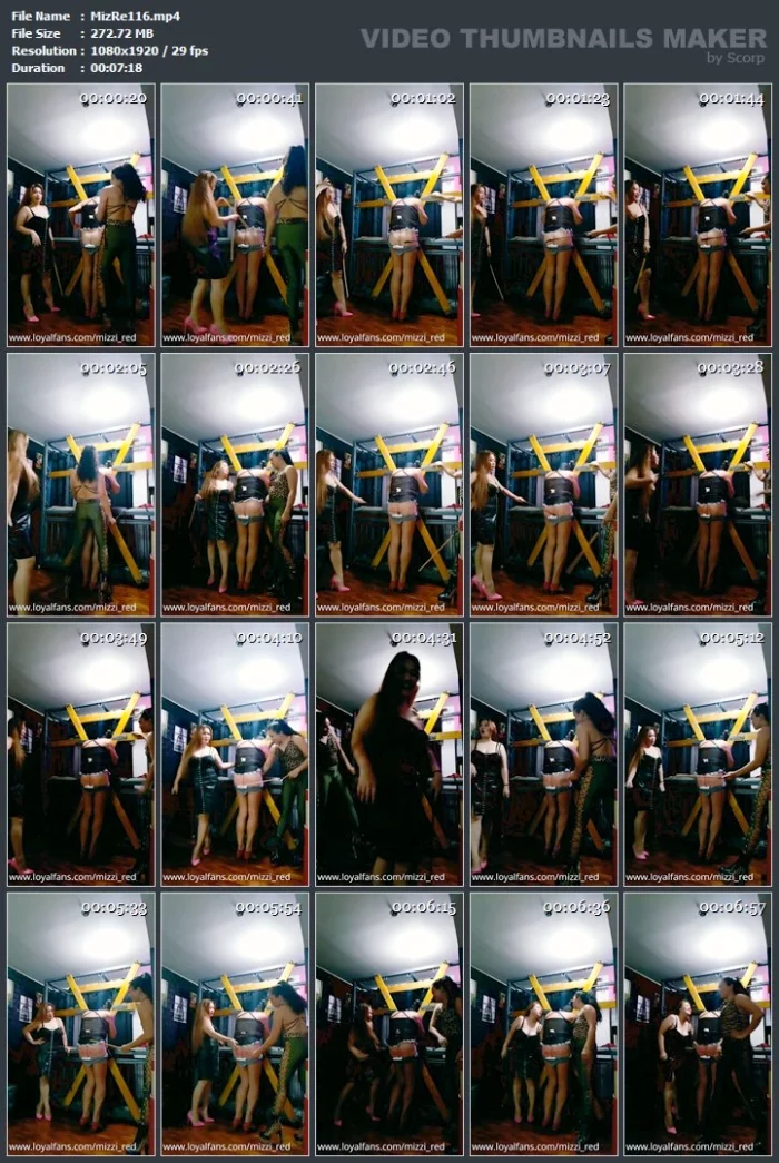 Slave Discipline - MIZZY RED / THE GODDESS RED - MP4