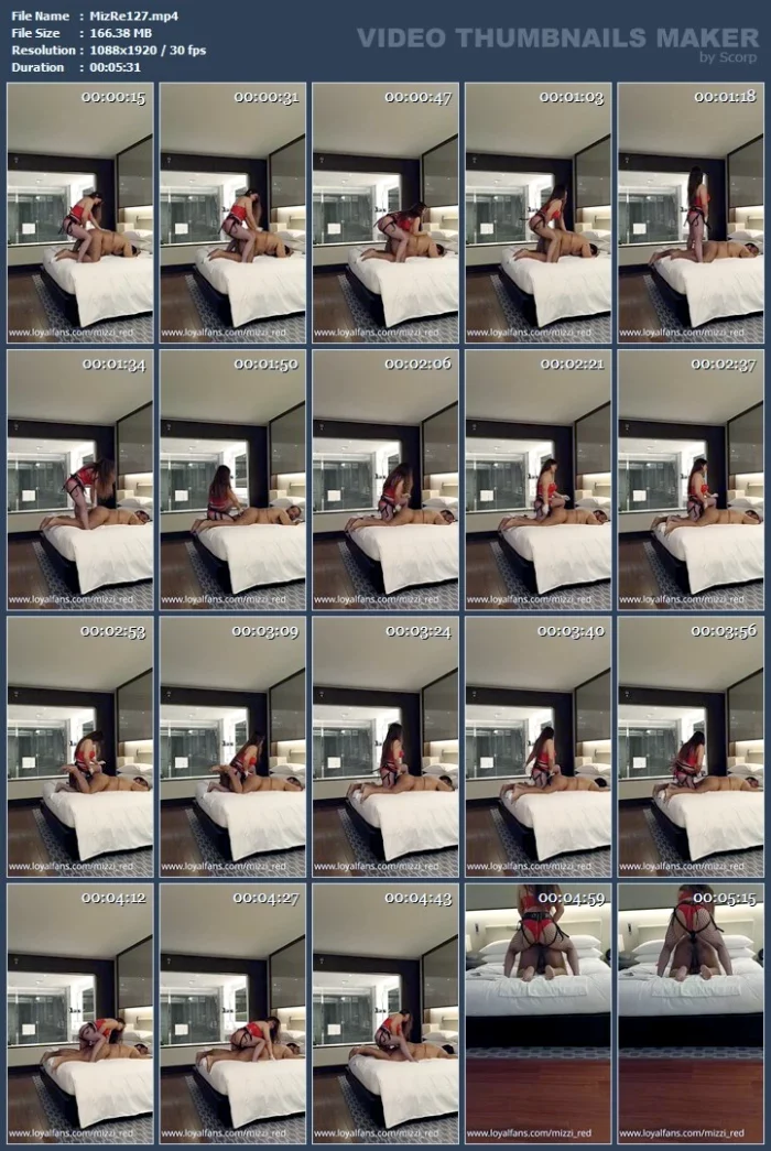Strapon Fucking - MIZZY RED / THE GODDESS RED - MP4