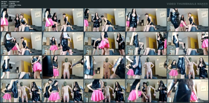 Ballbusting By Three Goddesses - MISTRESS GLAMOROUS - MP4