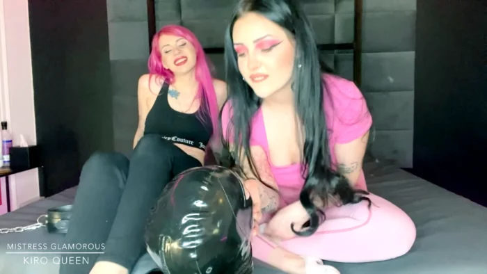 Feet Worship Two Goddess Polish Language - MISTRESS GLAMOROUS - MP4