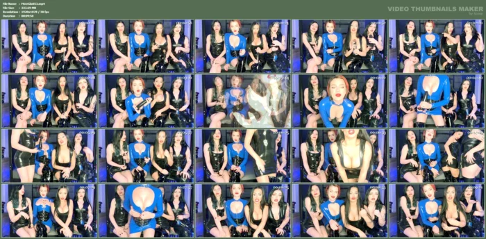 JOI By 4 Latex Dommes - MISTRESS GLAMOROUS - MP4