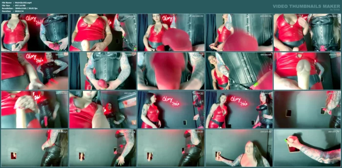 Suck Our Cocks At Glory Hole - MISTRESS GLAMOROUS - MP4