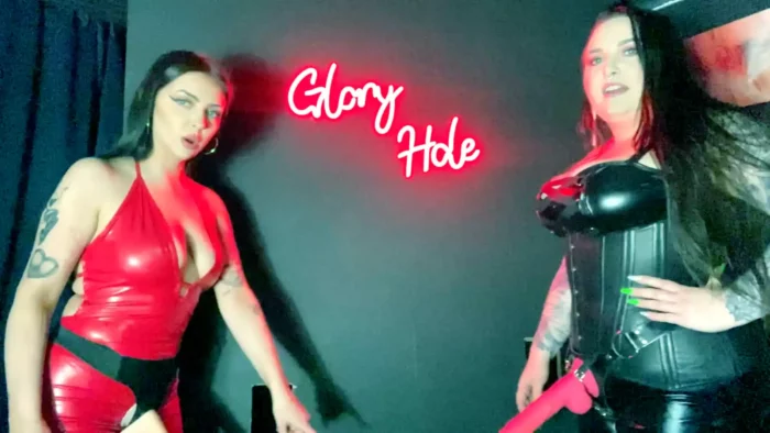 Suck Our Cocks At Glory Hole - MISTRESS GLAMOROUS - MP4