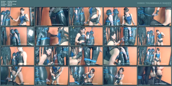 Caged Chastity Orgasm - MISTRESS MIRANDA / THE BONDAGE MISTRESS CLUB / BDSMLABORATORY - MP4
