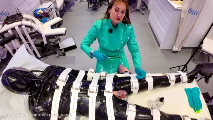 Chastity Rubber Gloves - MISTRESS MIRANDA / THE BONDAGE MISTRESS CLUB / BDSMLABORATORY - MP4