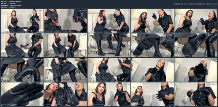 Leather Mistress With Fetish Liza POV - MISTRESS MIRANDA / THE BONDAGE MISTRESS CLUB / BDSMLABORATORY - MP4