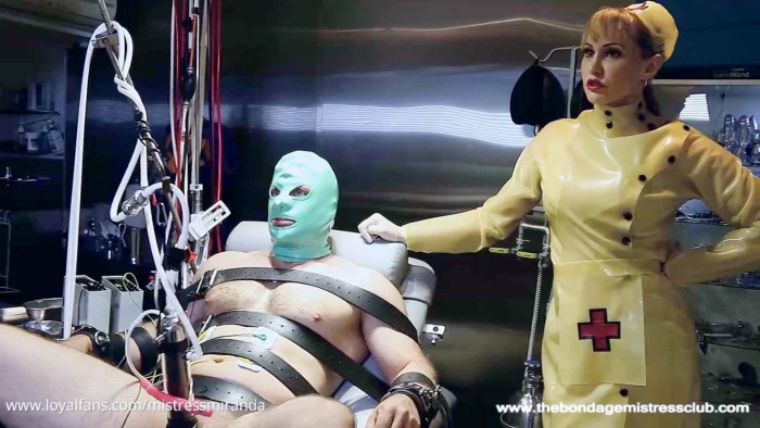 Machine Hand Job Finale - MISTRESS MIRANDA / THE BONDAGE MISTRESS CLUB / BDSMLABORATORY - MP4