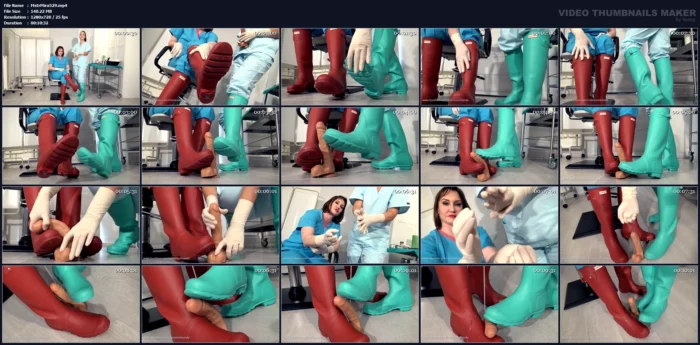 Medical Boot POV - MISTRESS MIRANDA / THE BONDAGE MISTRESS CLUB / BDSMLABORATORY - MP4