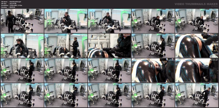 Shiny Black Rubber Part - MISTRESS MIRANDA / THE BONDAGE MISTRESS CLUB / BDSMLABORATORY - MP4