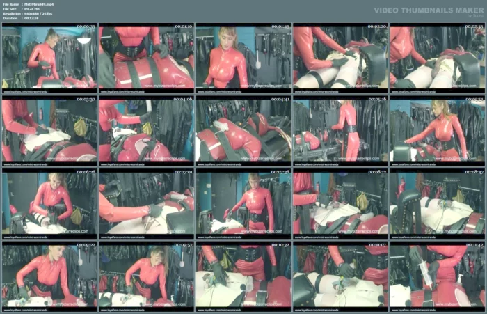 Trained To Be Rubber Bound Finale - MISTRESS MIRANDA / THE BONDAGE MISTRESS CLUB / BDSMLABORATORY - MP4