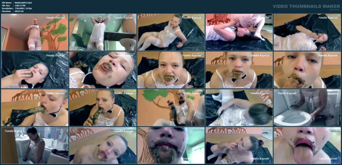 Eat Shit, Today You’ll Replace Me Toilet - NATALIA KAPRETTI SCAT - MP4