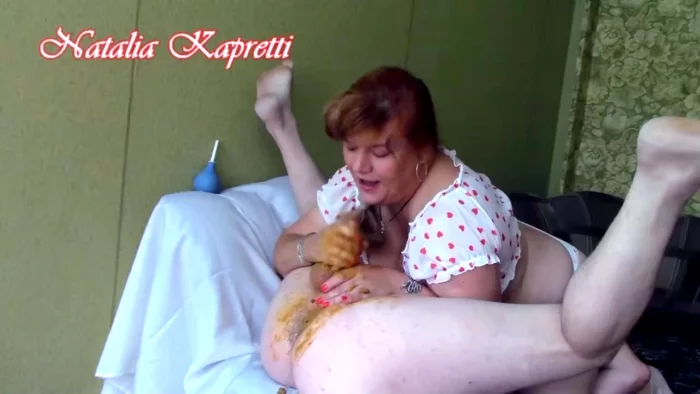 Fisting And Blowjob With Shit, I Want Feel You - NATALIA KAPRETTI SCAT - MP4