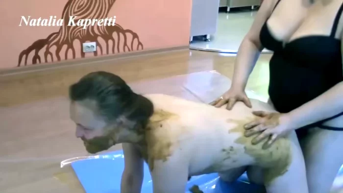 Scream And Cum, Eat Shit, Slut, Toilet - NATALIA KAPRETTI SCAT - MP4