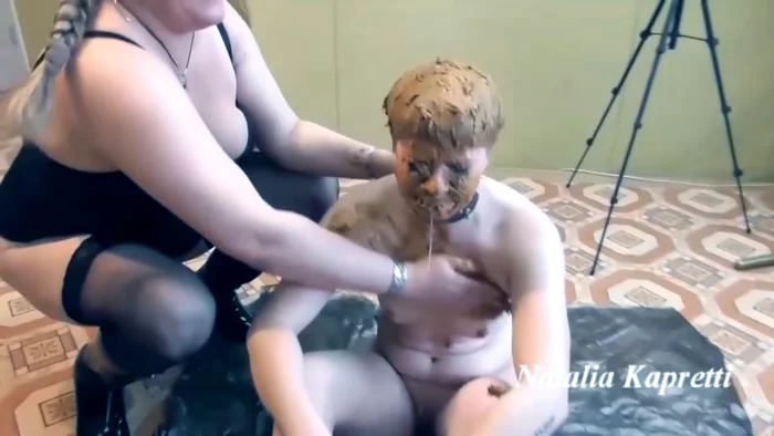 Teach Slavegirls Love Shit Is Teach Enjoy - NATALIA KAPRETTI SCAT - MP4