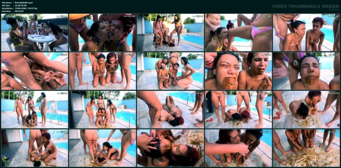 Game Over - Scat A New Scat Game!Nicole, Tay, Natasha Cruel, Nathaly, Valéria - NEW SCAT IN BRAZIL / NEW MFX - MP4