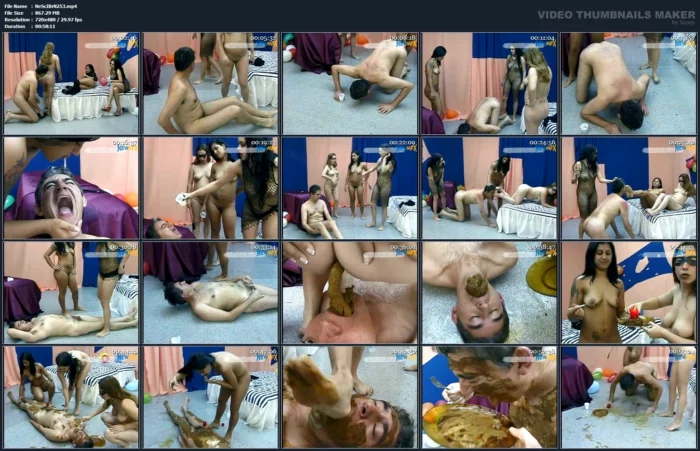 Kaviar SlaveLatifa, Vanessa Lemasky, Hellen, Brunno - NEW SCAT IN BRAZIL / NEW MFX - MP4