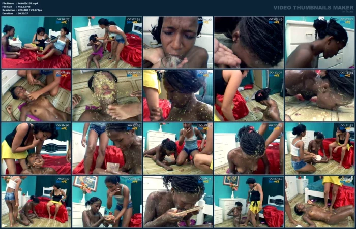 Stupid Girl Deserves Puke!Stella, Latifa, Kelly - NEW VOMIT IN BRAZIL / NEW MFX - MP4