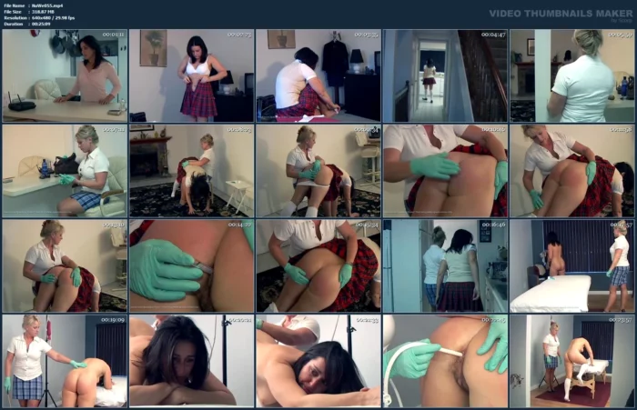 Debra Tracie's Spanking Caning & Enema - NU-WEST - MP4
