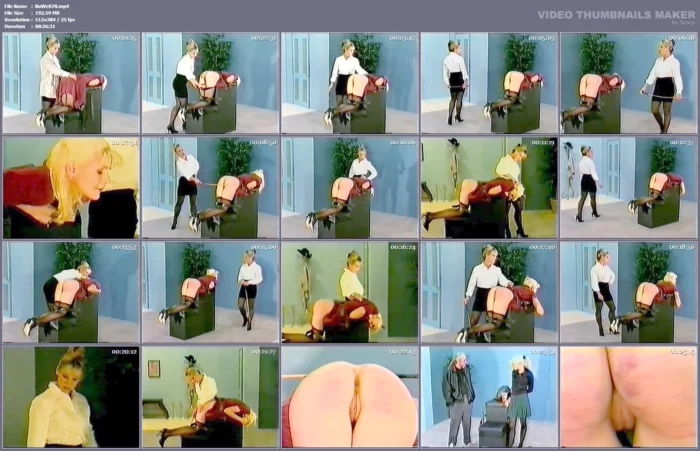 Ingrid's Caning - NU-WEST - MP4