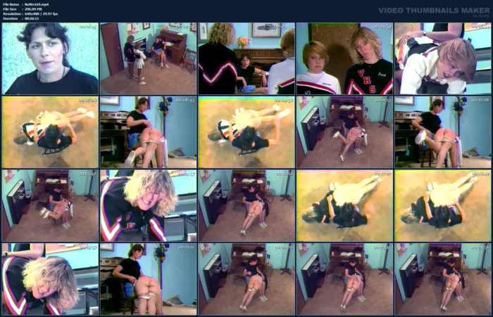Two Spanked Cheerleaders - NU-WEST - MP4