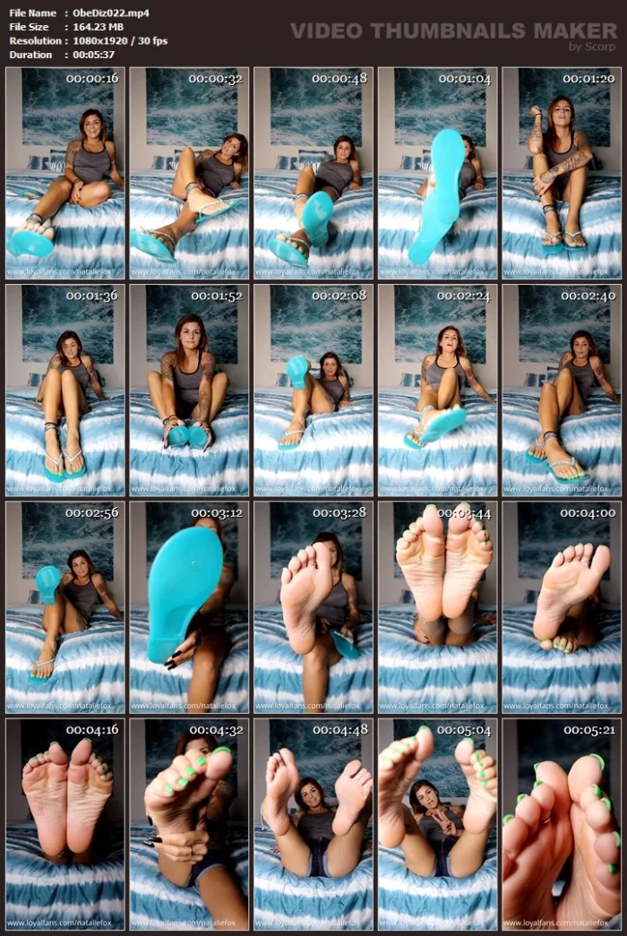 Blue Flip Flop JOI - OBEY DIZZY - MP4