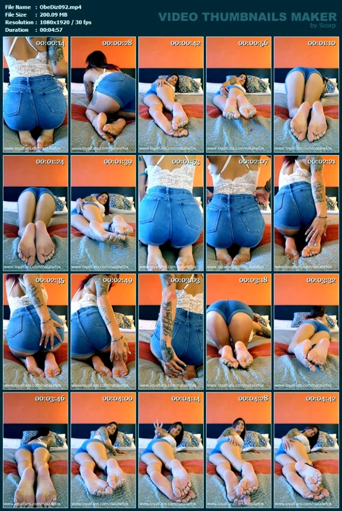 Scrunched Booty & Soles - OBEY DIZZY - MP4