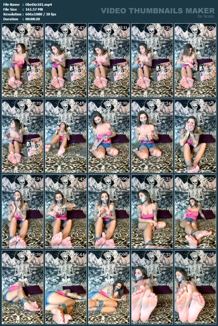 Web Cam Girl Bound - OBEY DIZZY - MP4