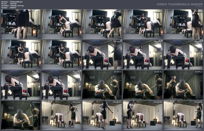 Caning Mucous Part 2 - OFFICIAL VINYL QUEEN - MP4