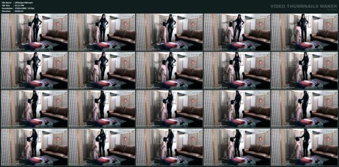 Chastity And Cock Sucking With Slave Joe - OFFICIAL VINYL QUEEN - MP4