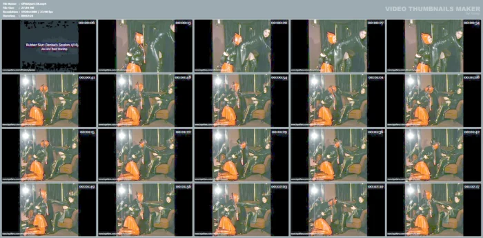 Denise, The Rubber Slut, Original Clips Part 3 - OFFICIAL VINYL QUEEN - MP4