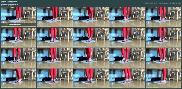 Footplay With Food Part 3 - OFFICIAL VINYL QUEEN - MP4