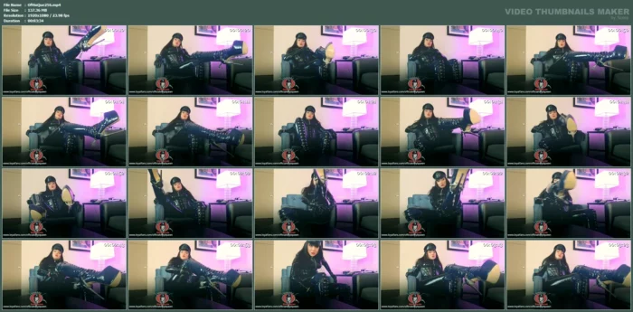 Latex And Boots POV Clip - OFFICIAL VINYL QUEEN - MP4