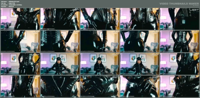 Latex Polishing, Close Up - OFFICIAL VINYL QUEEN - MP4