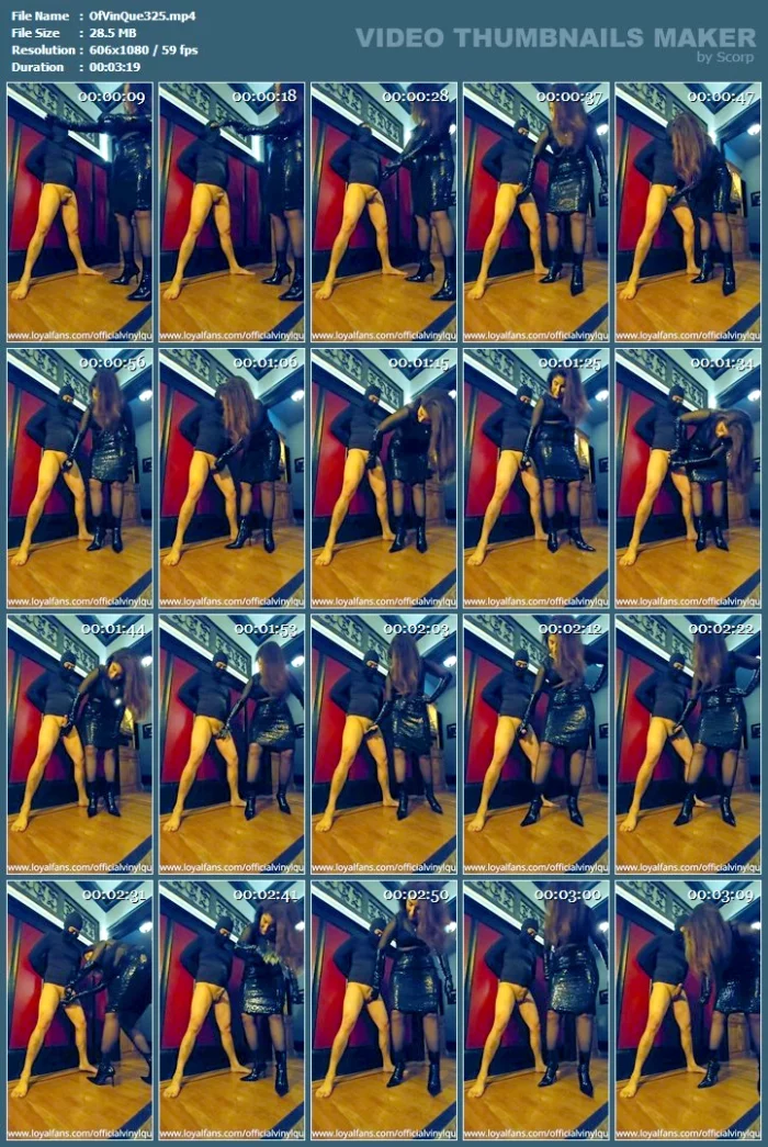 Patent Leather Glove CBT - OFFICIAL VINYL QUEEN - MP4