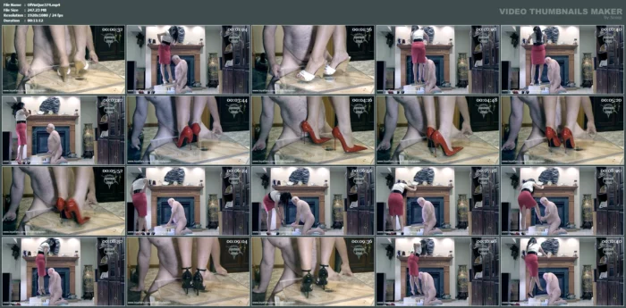 Shoe Model On Plexi In The Cockbox - OFFICIAL VINYL QUEEN - MP4