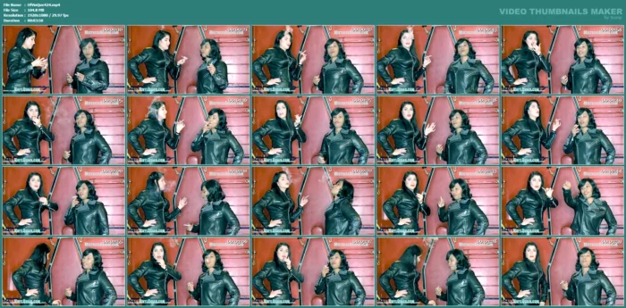 Smoking In Leather With Mistress Ariana Chevalier, October 2019 - OFFICIAL VINYL QUEEN - MP4