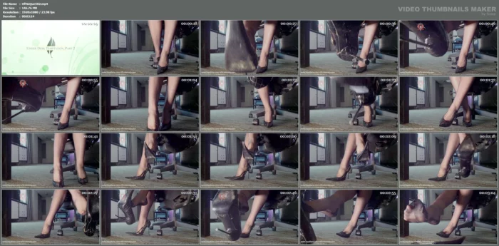Under Desk Temptation Part 2 - OFFICIAL VINYL QUEEN - MP4