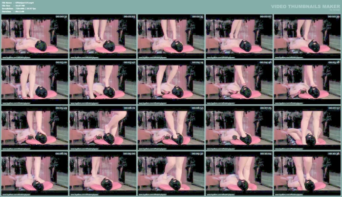 Vintage Belgian Tramplee Clip - Trampling And Foot Worship - OFFICIAL VINYL QUEEN - MP4