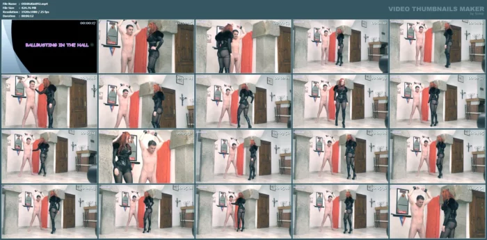 Goddess Morrigan Hel - Ballbusting In The Hall - OWK / OTHER WORLD KINGDOM - MP4