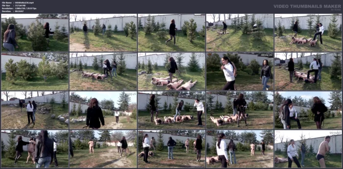 Whipping - Domina Dante Posh, Mistress Roberta & Mistress Sable - OWK / OTHER WORLD KINGDOM - MP4