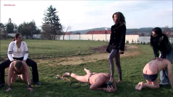 Whipping By Domina Dante Posh, Mistress Roberta & Mistress Sable III - OWK / OTHER WORLD KINGDOM - MP4