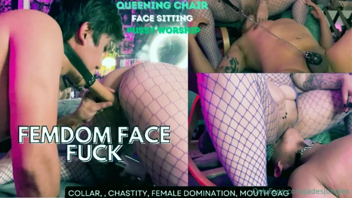 Femdom Face Fuck - PEGGING GODDESS JADE / JADESJUNGLES - MP4