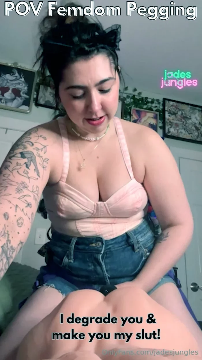 Pegging POV JOI - PEGGING GODDESS JADE / JADESJUNGLES - MP4