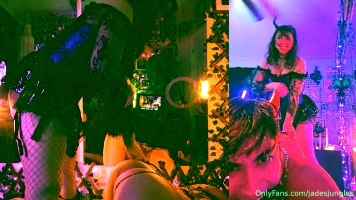 Sadistic Succubus Pegging Part 2 - PEGGING GODDESS JADE / JADESJUNGLES - MP4