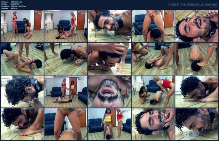 Soaking My CousinLatifa, Ayumi, Luca Medeiros - PISS IN BRAZIL / NEW MFX - MP4