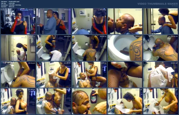 Horny Submissive Guy Gets Dunking In The Toilet - PROJECT FEMDOM - MP4