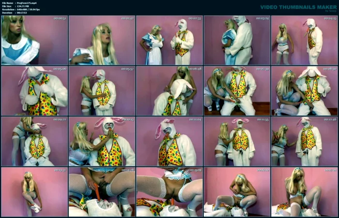 White Rabbit Holes A Carrot In His Mouth While Alice Sits On His Face And Fucks - PROJECT FEMDOM - MP4